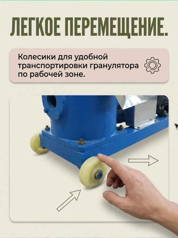 Гранулятор кормов электрический (4500Вт, 1500кг/ч) в наличии