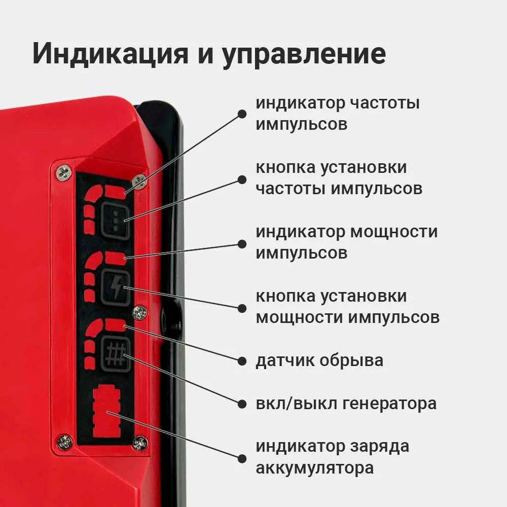 Электропастух с датчиком обрыва, 6Дж/12В АКБ +220В