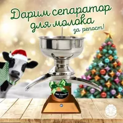 Сепаратор для молока в подарок